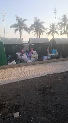 Arrecife, ciudad de basuras
