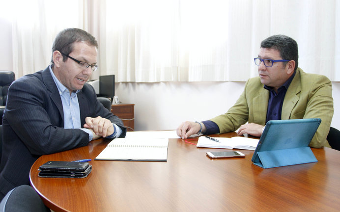 Reunión entre Orlando Umpiérrez y Antonio Morales