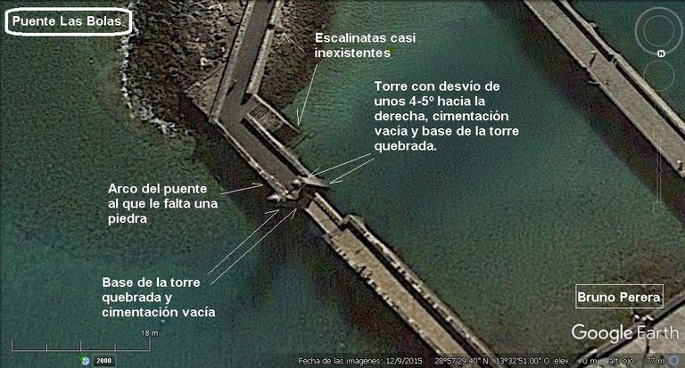 Puente de Las Bolas. Arrecife.