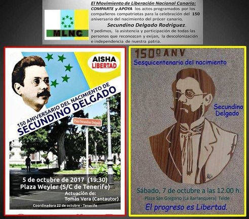 150 Aniversario de Secundino Delgado
