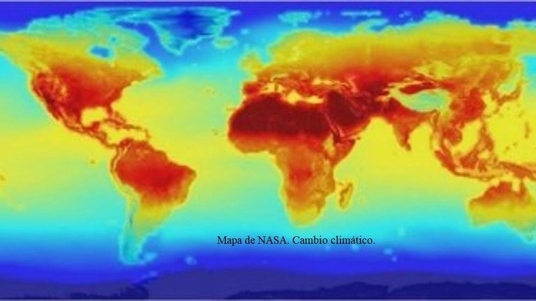Mapa cambio climatico