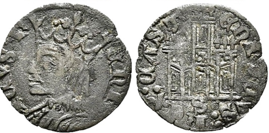 Monedas con la posible efigie de Enrique III, halladas en Rubicón