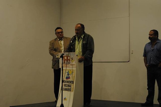 Mamerto Pérez durante la X Entrega de Premios MOVECAN