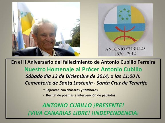 Homenaje a Antonio Cubillo