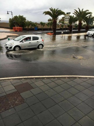lluvias en Puerto del Carmen 2