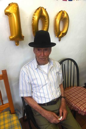 Francisco Luzardo cumplió 100 años