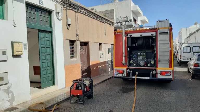 Incendio en la calle Menéndez y Pelayo