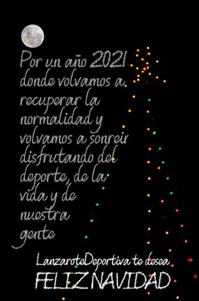 Felicitacion Navidad LanzaroteDeportiva