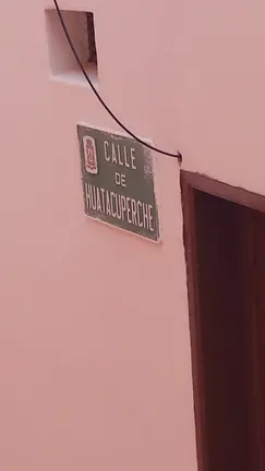 Calle hautakuperche. rótulo