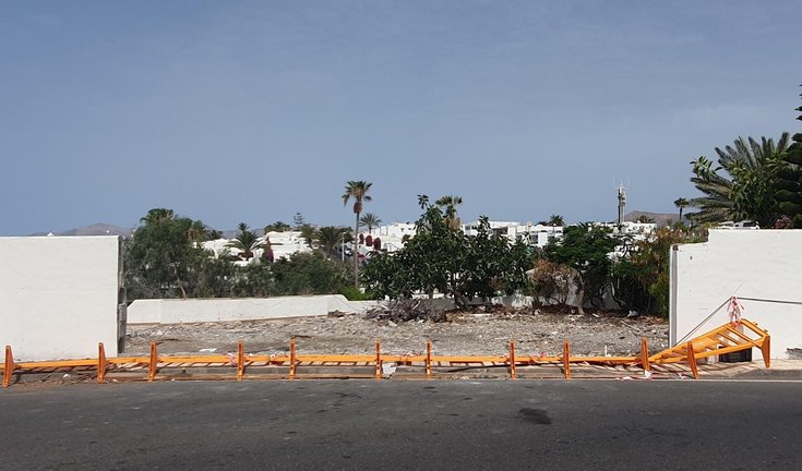 Derribada una casa en Puerto del Carmen 2