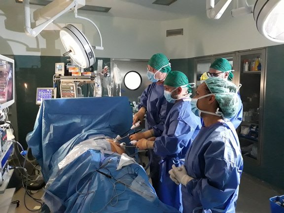 Tx renal de vivo- extraccio n riñón por laparoscopia