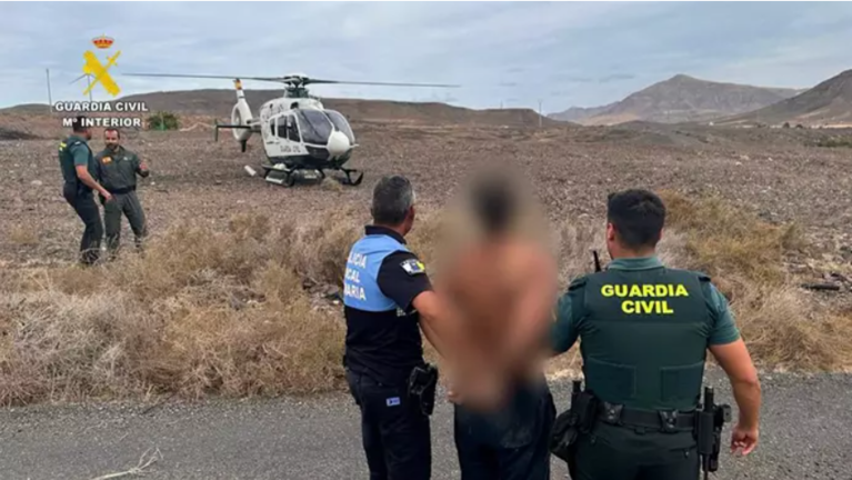 Detenido en el Valle de La Lajita, el preso fugado de la cárcel de Tahiche