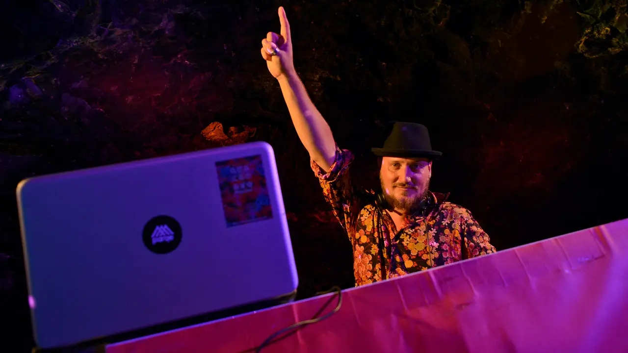 John Morales en Los Jameos
