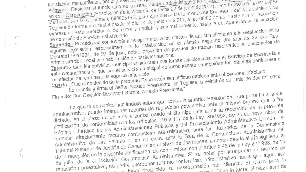 Denuncia Secretario 001