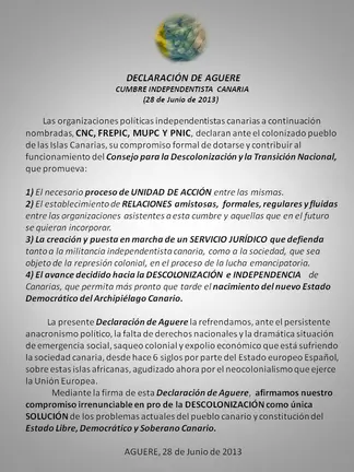 Declaración de Aguere