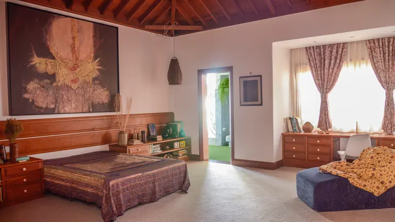 Dormitorio de César Manrique en Haría