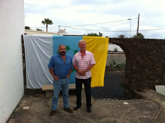 Aureliano Montero con Graham Williamson