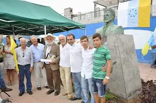 Homenaje a Secundino Delgado en Telde