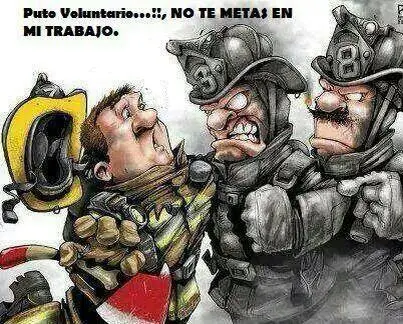Desprecio a los voluntarios de emergencias
