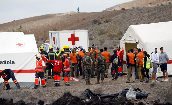 Simulacro de accidente aéreo