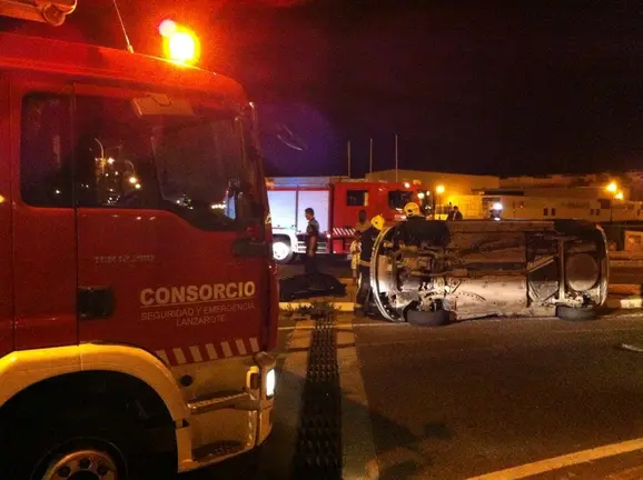 Accidente de tráfico en Arrecife