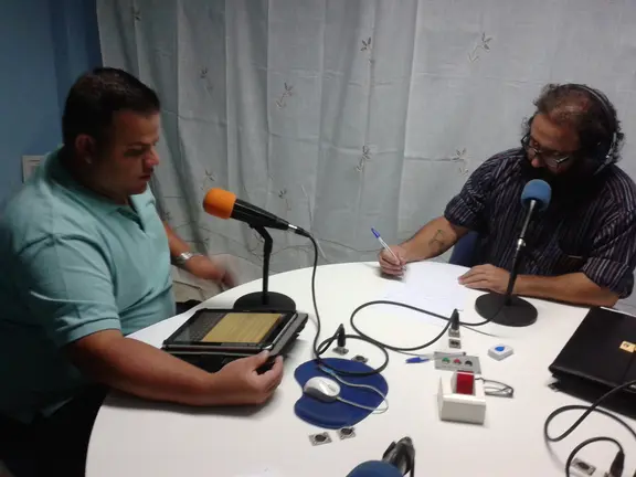 Mario Gilberto en el programa "La Hora de la Verdad"