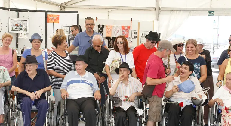 Ancianos del Hospital Insular en Los Dolores