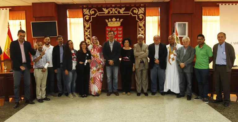 Aminatou Haidar en el Cabildo