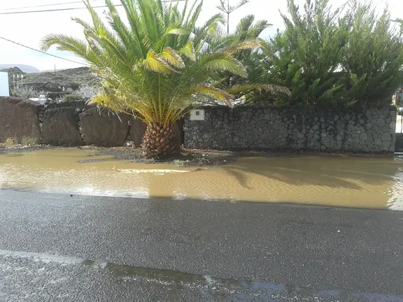 Lluvias en Haría