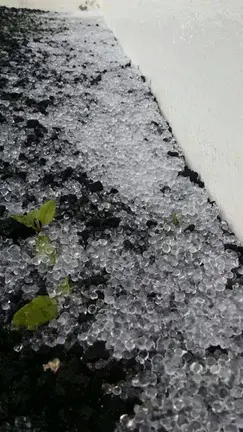 Granizo en Lanzarote