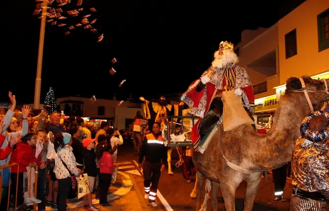 Cabalgata de Reyes en Playa Blanca