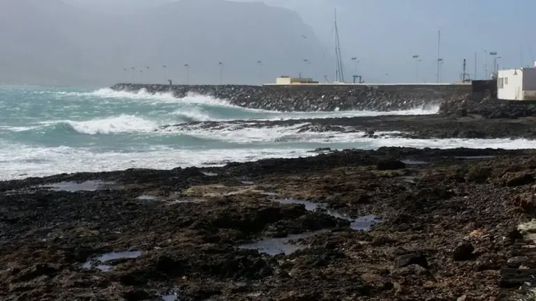 Temporal en La Graciosa 2