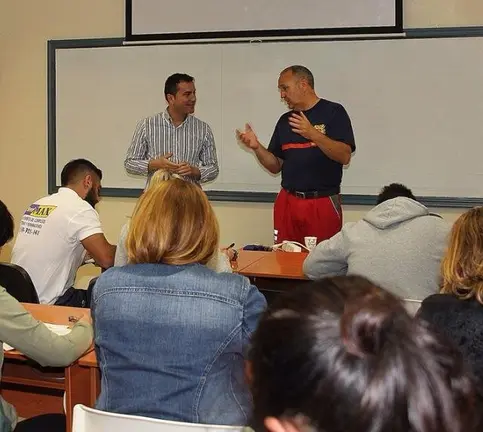 Curso dado por BOLUNTIS ante el teniente de alcalde en Tías