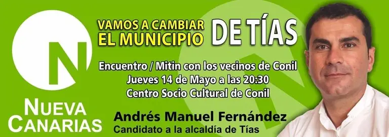 Nueva Canarias Mitin Conil