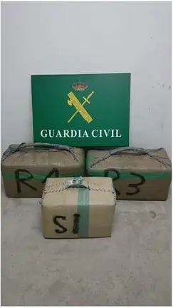 Droga intervenida por la Guardia Civil