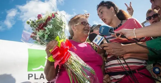 Josefa Hernández en libertad