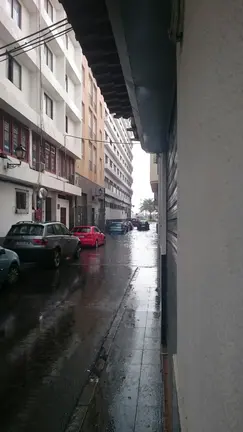 Arrecife inundada por las lluvias