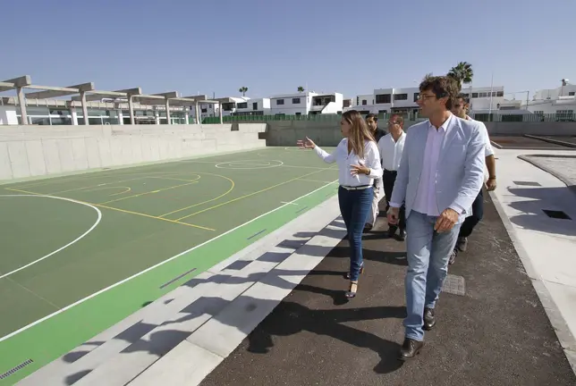 Obras del Polideportivo de Playa Honda