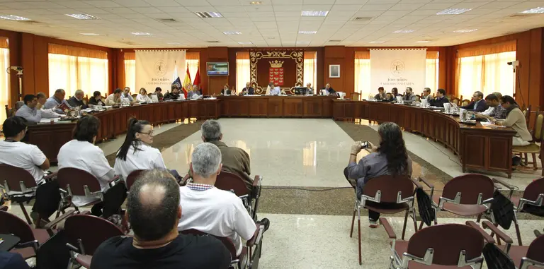 Salón de plenos del Cabildo