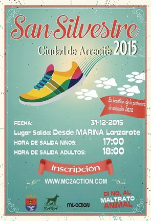 Cartel San Silvestre Ciudad de Arrecife