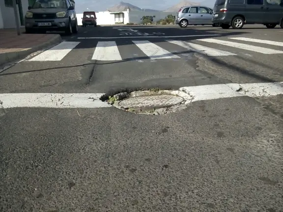 Arquetas levantadas en Argana