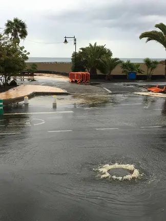 Lluvias en Puerto del Carmen