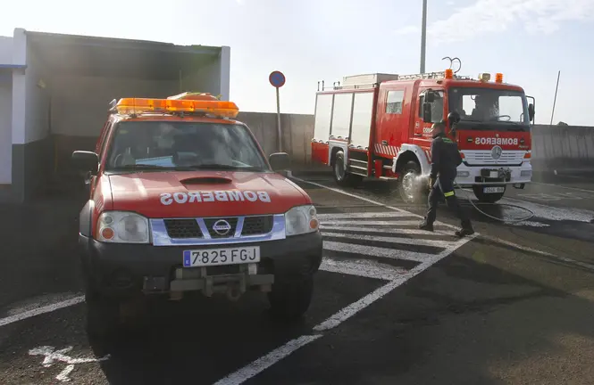 Ret&eacute;n de Bomberos en el Sur