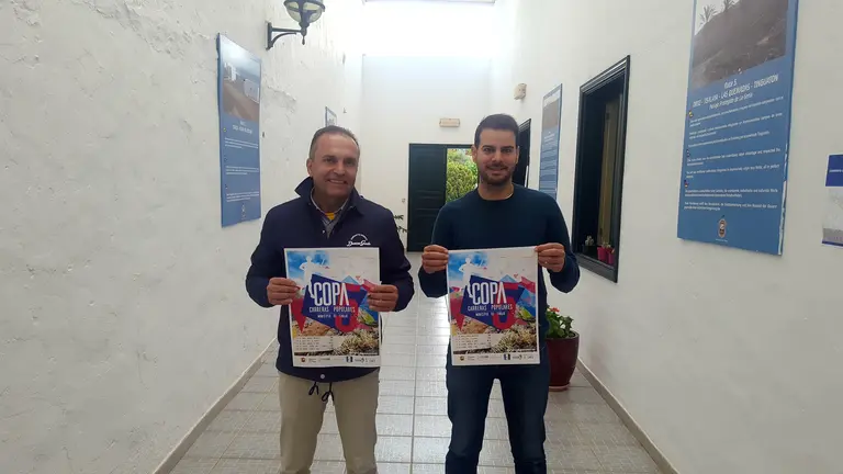 Presentación de la I Copa de Carrera de Tinajo por Jesús Machín y Vianney