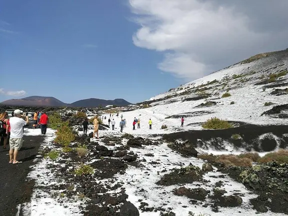 Granizo en Lanzarote 6