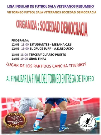 VII Torneo F&uacute;tbol Sala Sociedad Democracia