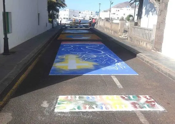 Alfombras de sal en San Bartolomé