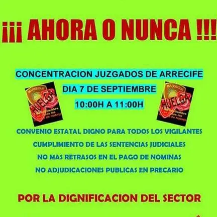 Concentración en los Juzgados de Arrecife