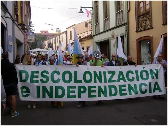 Manifestación del 21 de Octubre en Aguere