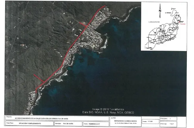 GRÁFICO LOCALIZACIÓN CALLE CUEVA DE LOS VERDES